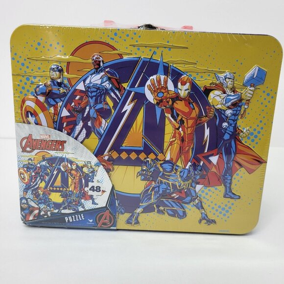 New Marvel Avengers Endgame 48 Piece Puzzle & Collector's Tin/Lunch Box - Picture 3 of 10